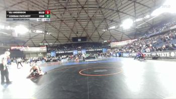 Boys 4A 215 lbs Quarterfinal - Eli Anderson, Moses Lake vs Corban Patchett, Spanaway Lake