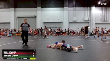 62 lbs Round 6 (10 Team) - Liam Howarth, Untouchables vs Cooper Karber, Oklahoma Elite