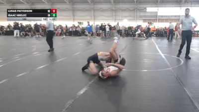 106 lbs Round 6 (8 Team) - Lukas Patterson, Warner Elite vs Isaac Hrelec, Ohio Gold