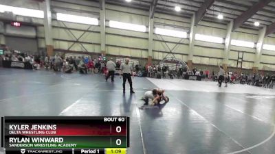 90 lbs Cons. Round 4 - Kyler Jenkins, Delta Wrestling Club vs Rylan Winward, Sanderson Wrestling Academy