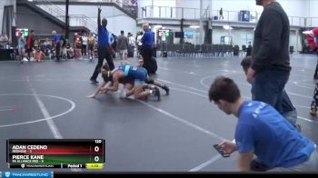 120 lbs Round 3 (4 Team) - Adan Cedeno, RedNose vs Pierce Kane, PA Alliance Red