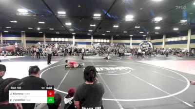 102 lbs Consi Of 4 - Joseph Moreno, Hawkeye WC vs Kawika Freeman, Chain Wr Acd