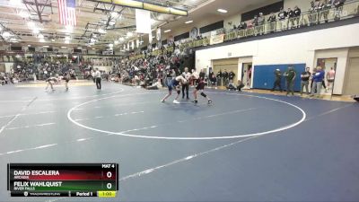 157 lbs Cons. Round 1 - David Escalera, Arcadia vs Felix Wahlquist, River Falls