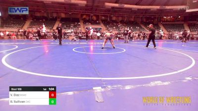 106 lbs Final - Violet Diaz, Big Game Wrestling Club vs Brynlyn Sullivan, Cowboy Wrestling Club