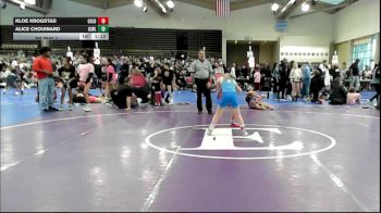 80 lbs Rr Rnd 2 - Kloe Krogstad, All I See Is Gold Academy - Girls vs Alice Chouinard, ICWL Lady Bruisers