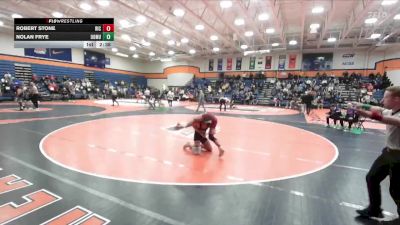 133 lbs Cons. Round 2 - Robert Stone, Rhode Island vs Nolan Frye, University Of Mount Union