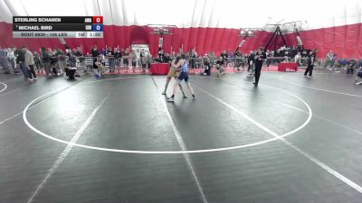 106 lbs Cons. Sub-semis - Sterling Schanen, AWA vs Michael Bird, IZZY Style Wrestling
