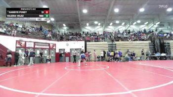 125 lbs Champ. Round 2 - Kambyr Posey, Tri West vs Valeria Velez, Perry Meridian Wrestling Club