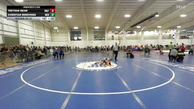 100 lbs Round Of 32 - Treydan Beam, Wolfgang Wrestling Academy vs Christian Benevides, Iron Faith WC