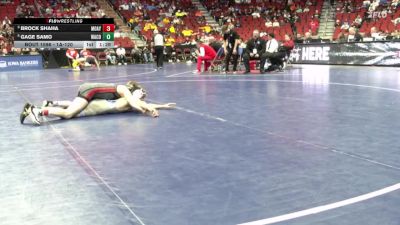 1A-120 lbs 5th Place Match - Brock Shaha, Mount Ayr vs Gage Samo, WACO, Wayland