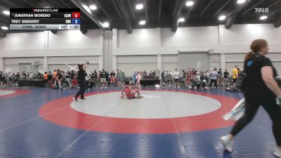 165 lbs Cons. Semis - Jonathan Moreno, Gladiator Wrestling vs Trey Gregory, Roundtree Wrestling Academy
