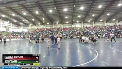 70+ Round 5 - Maximus Bartlett, 208 Badgers vs Gage Valdes, Fremont Wrestling Club