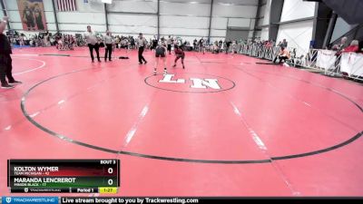 130 lbs Rd# 4- 2:00pm Friday Final Pool - Maranda Lencrerot, Minion Black vs Kolton Wymer, Team Michigan