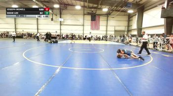 80 lbs Rr Rnd 3 - Joseph Monell, Hammers - MS vs Eddie Lee, Mat Warriors PWC - MS