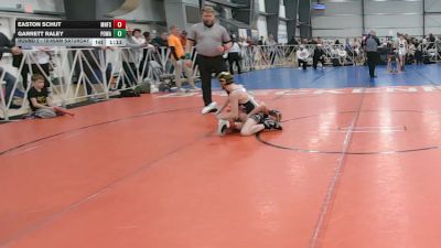 76 lbs Round 2 - 10:45am Saturday - Garrett Raley, POWA vs Easton Schut, Minnesota Funky Singlets