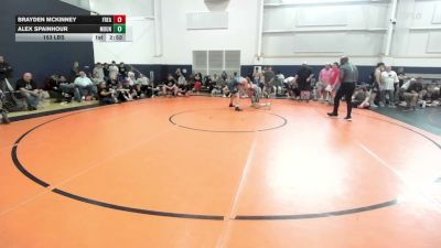 153 lbs Round Robin 2 - Brayden McKinney, Freakztyle Purple - HS vs Alex Spainhour, Mount Airy - HS