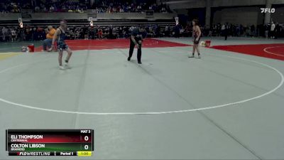 115 lbs Champ. Round 1 - Eli Thompson, Centennial vs Colton Libson, Brainerd