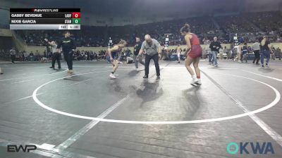 117 lbs Quarterfinal - Gabby Bevenue, Lady Outlaw Wrestling Academy vs Nixie Garcia, Standfast