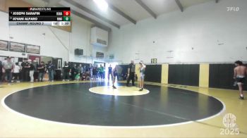 112 lbs Champ. Round 2 - Joseph Sarafin, Red Star Wrestling Academy vs Jovani Alfaro, Mendota Wrestling Club