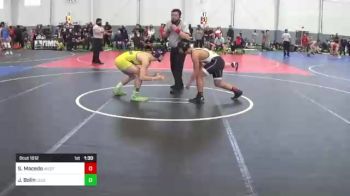 126 lbs Round Of 32 - Jacob Bolin, Legends Of Gold vs Sebastian Macedo, West Coast Travel Team