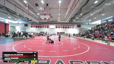 165 lbs Cons. Round 2 - Jason Downer, Brockport vs Nicholas Sylvester, Albany