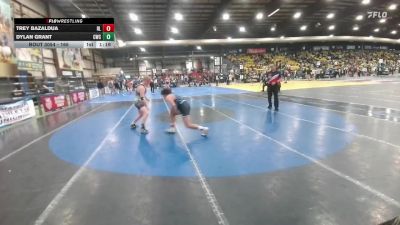 165 lbs Champ. Round 1 - Trey Bazaldua, Red Lodge vs Dylan Grant, Colstrip Wrestling Club