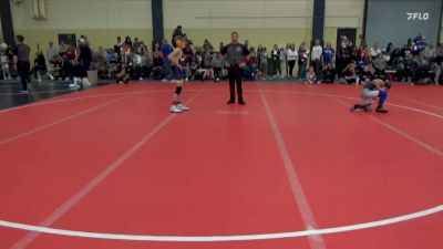 80 lbs Cons. Round 3 - Logan Bekaert, Heartland Wrestling Academy vs Cooper Helgeson, Lake Mills Youth Wrestling
