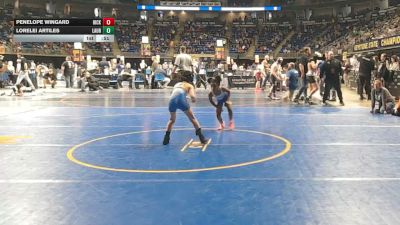 63 lbs Consy 2 - Penelope Wingard, Hickory vs Lorelei Artiles, Laurel