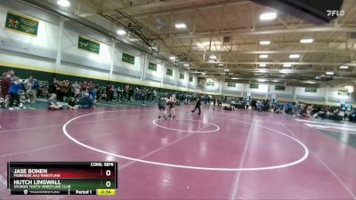 130 lbs Cons. Semi - Hutch Lingwall, Sturgis Youth Wrestling Club vs Jase Bonen, Mobridge AAU Wrestling