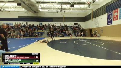 70 lbs Quarterfinal - Ezra Denny, Inland Northwest Wrestling Training Center vs Rylinn Knowles, Big Cat Wrestling Club