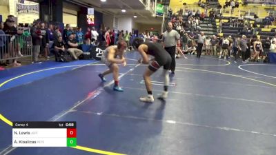 145 lbs Consy 4 - Nathanial Lewis, Jefferson Area vs Anthony Kioalicas, Peters Township