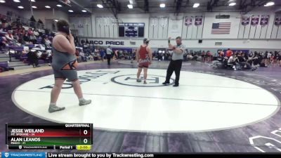 285 lbs Quarters - Alan Leanos, Pasco vs Jesse Weiland, Mt. Spokane