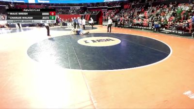 3A 215 lbs Champ. Round 1 - Charles Walker, Joliet (Central) vs Malic Breish, Orland Park (Sandburg)