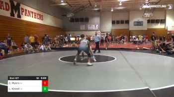 152 lbs Consi Of 8 #2 - Zeyd Myers, Va vs Landon Kissell, Va