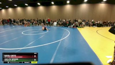 101-112 lbs Round 5 - Nayeli Ortiz, NXT Level Wrestling Academy vs Zaylyn Woods, Sisters On The Mat