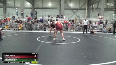 235 lbs Cons. Semi - Brayden Shin, Olathe Raptor WC vs Kash Smith, Columbus Wrestling Club