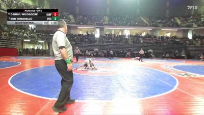 132-4A Quarterfinal - Ben Tomasello, St Pius X School vs Darryl Wildgoose, Hampton