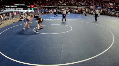 G 165 lbs Cons. Round 3 - Kinzy Easter, Caddo Magnet Girls vs Jacqueline Orantes, John Ehret Girls