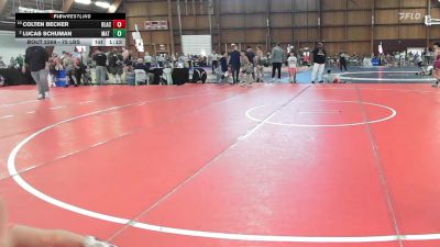 75 lbs Rr Rnd 1 - Colten Becker, Black Fox Wrestling Academy vs Lucas Schuman, Mat Assassins Wc