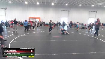 75 lbs 2nd Place Match - Maximus Gonzalez, Cobra Wrestling Club vs Liam Johnson, Legacy Elite Wrestling