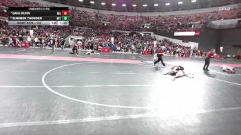 132 lbs Quarterfinal - Baili Kuhn, Baldwin-Woodville vs Summer Thunder, Antigo