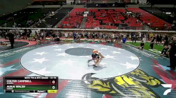 73-79 lbs Semifinal - Colter Campbell, Alaska vs Aukai Walsh, Hawaii