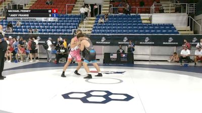 190 lbs Cons. Quarters - Michael Feeney, Ohio vs Andy Franke, Iowa