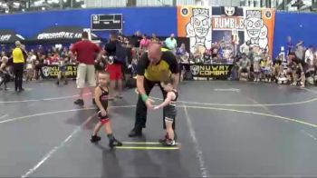 38 lbs Round 1 (6 Team) - Lenyx Ulenhake, Untouchables Black vs Leland Reeves, ARES Red