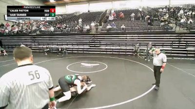 4A 285 lbs Semifinal - Sam Tanner, Green Canyon vs Caleb Patton, Pine View