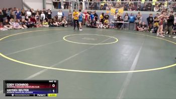 165 lbs Quarterfinal - Hayden Reuter, Interior Grappling Academy vs Cody Coonrod, Soldotna Whalers Wrestling Club