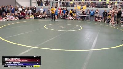 165 lbs Quarterfinal - Hayden Reuter, Interior Grappling Academy vs Cody Coonrod, Soldotna Whalers Wrestling Club