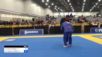 Gabe Carter Meyer vs Mark Wayne Laffitte II 2024 World Masters IBJJF Jiu-Jitsu Championship