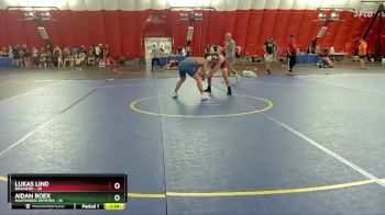 157 lbs Champ Round 1 (16 Team) - Lukas Lind, Brainerd vs Aidan Boex, Mahtomedi Zephyrs