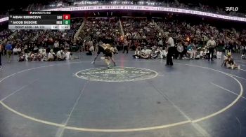 4A 120 lbs Semifinal - Jacob Dusche, Hickory Ridge High School vs Aidan Szewczyk, Davie